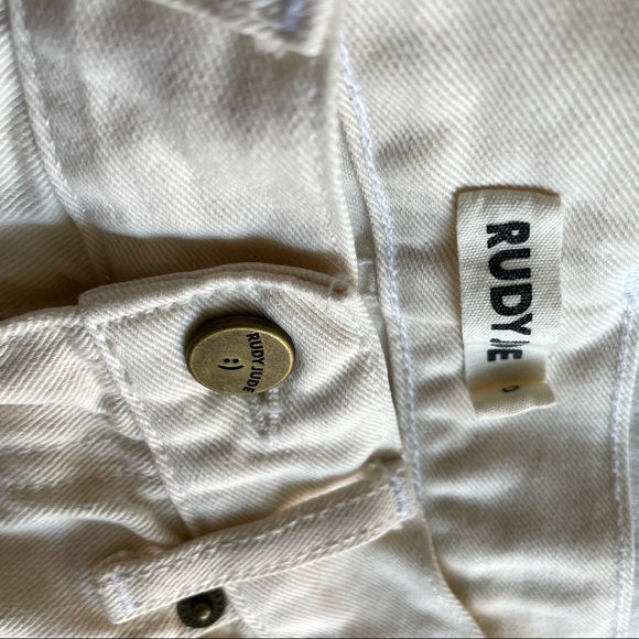 RUDY JUDE cream double knee utility jean - Picture 2 of 4